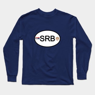 Serbia car country code Long Sleeve T-Shirt